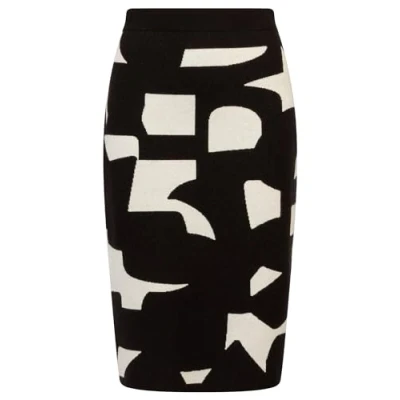 Abbildung von Apart Bleistiftrock, Damen, Größe: 40/42, Schwarz creme