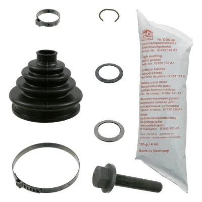 Abbildung von FEBI BILSTEIN 01170 Achsmanschette radseitig, Vorderachse Gummi AUDI: A4 B5 Avant, Saloon, A6 C4 VOLKSWAGEN: Passat Estate