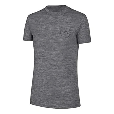 Abbildung von Black Crevice Damen Merino T Shirt, orange/Blue, 44