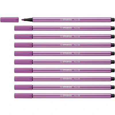 Abbildung von Premium Filzstift STABILO Pen 68 10er Pack pflaume