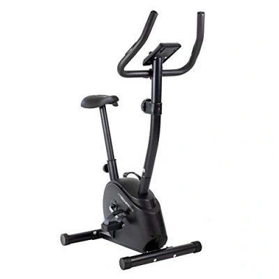 Abbildung von TechFit B250 Magnetisches Fitness Fahrrad Ergometer Cardio Fitnessfahrrad mit einstellbarem Sattel, Puls Sensoren und LCDMonitor. Resistenter Heimtrainer für die perfekte Figur.