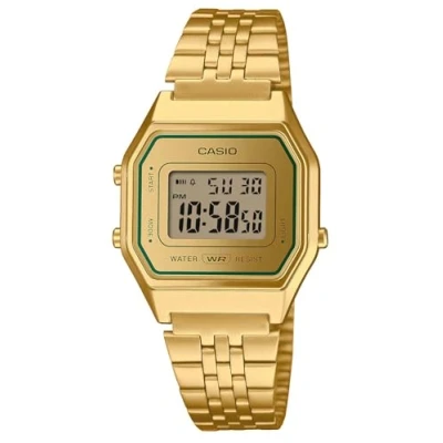 Abbildung von Casio Unisex Digitaluhr goldcoloured, Größe: One Size, Gold coloured