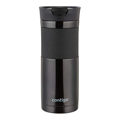 Abbildung von Contigo Thermobecher West Loop Autoseal, Edelstahl Isolierbecher, Reisebecher, Kaffebecher To Go, auslaufsicher, 100% dicht, hält bis zu 5h heiß/12h kalt, 470 ml, BPA frei, Black