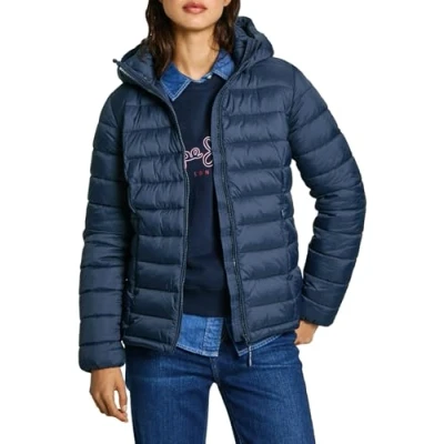 Abbildung von Pepe Jeans AMMY Winterjacke, Damen, Größe: Medium, Dulwich blue