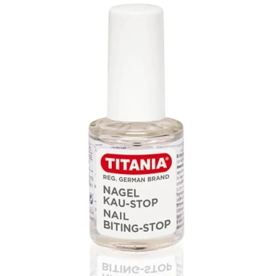 Abbildung von TITANIA Nagel Kau Stop (10ml) Nagellack gegen Nägelkauen Anti Schutz Fingernägelkauen Fingernagel Kauen