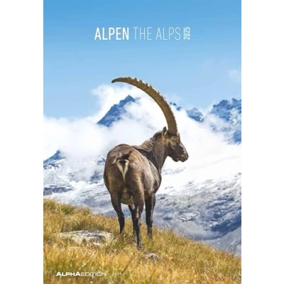 Abbildung von Alpen 2025 Bild Kalender 23,7x34 cm The Alps Wandkalender mit Platz für Notizen Alpha Edition