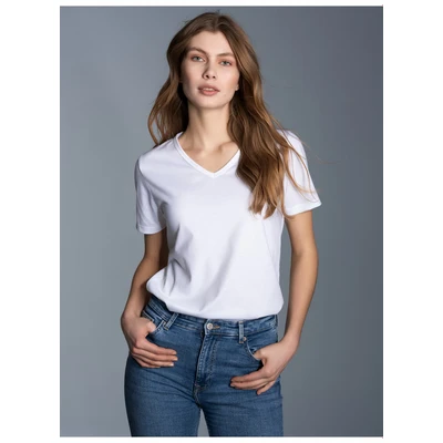 Abbildung von Trigema Damen T Shirt 536203, Gr. 36 (Herstellergröße: S), Weiß (weiß 001)