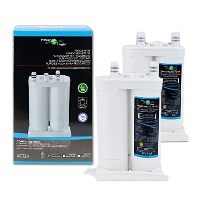 Abbildung von FilterLogic FFL 132F 2x Kühlschrank Wasserfilter kompatibel mit Electrolux AEG 4055319455 WF2CB FC 100 Frigidaire PureSource 2 Ice &amp; Water Filtration System für amerikanische Kühlschränke