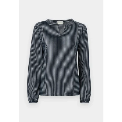 Abbildung von TOM Tailor Vertical Stripe Bluse, Damen, Größe: Medium, Navy blue/white
