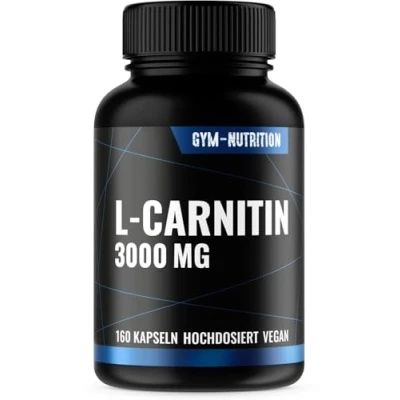 Abbildung von L Carnitin 3000mg 160 Kapseln ultra hochdosiert Tartrat vegan &amp; produziert in Deutschland