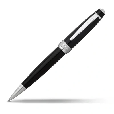 Abbildung von Cross Bailey Kugelschreiber (Drehmechanik, Schreibfarbe schwarz, Strichstärke M, inkl. Premium Geschenkbox) Schwarz Lack, 1 Stück (1er Pack)