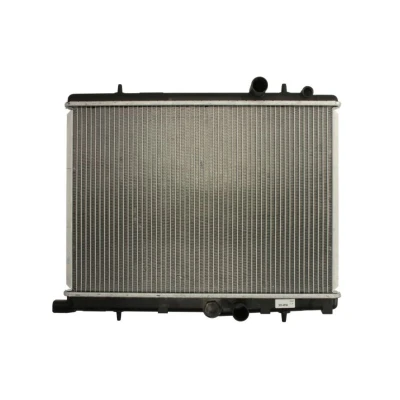 Abbildung von NRF 509525 Kühler, Motorkühlung Aluminium 534 380 24 Kühlrippen gelötet PEUGEOT: 206 Hatchback, 206+ 307 CC, CITROËN: Xsara Picasso