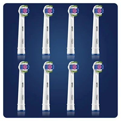 Abbildung von Oral B 3D White Ersatzköpfe mit Cleanmaximizer Technologie
