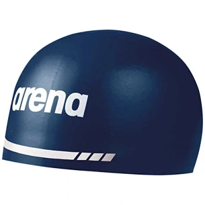 Abbildung von Arena Unisex Erwachsene 3D Soft Badekappen, Navy, M