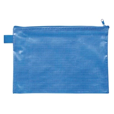 Abbildung von VELOFLEX 2705050 Reißverschlusstasche DIN A5, blau, aus gewebeverstärktem EVA Material, 1 Dokumententasche