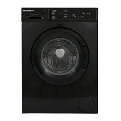 Abbildung von Telefunken W 01 52 B Waschmaschine (5 kg 1000 U/Min) mit Mengenautomatik und Überlaufschutz / 15 Programme Startzeitvorwahl schwarz