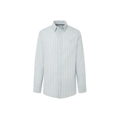 Abbildung von Pepe Jeans Marius Hemd, Herren, Größe: Large, Sea blue