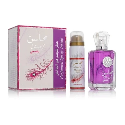 Abbildung von Lattafa Mahasin Crystal Violet Geschenkset