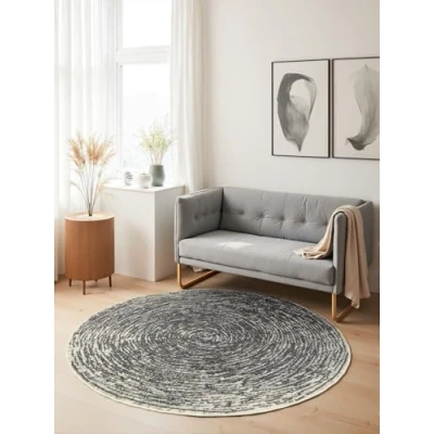 Abbildung von HANSE Home Teppich »Cavallo«, rund, 9 mm Höhe, Wohnzimmer, Schlafzimmer, Flur, Kurzflor, orientalsich, weich, rund