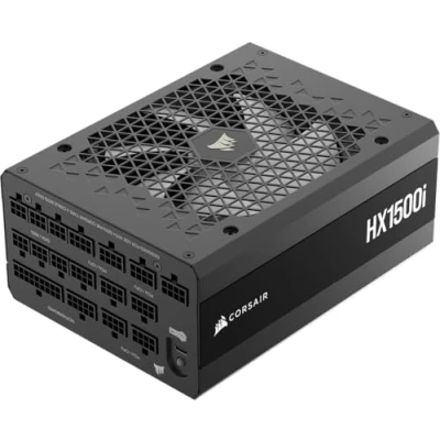 Abbildung von Corsair HX1500i (2025) Vollständig Modulares, Ultra Rauscharmes ATX Netzteil mit 12V 2x6 Kabel 3.1 und PCIe 5.1 konform, Cybenetics Platinum Wirkungsgrad Schwarz
