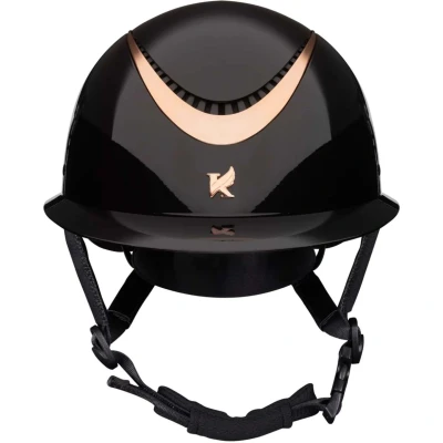 Abbildung von Karben by Shires Reithelm Alina Ellipse Schwarz/Rosegold 52 54cm