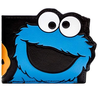Abbildung von Sesame Street Cookie Monster Mehrfarbig Portemonnaie Geldbörse
