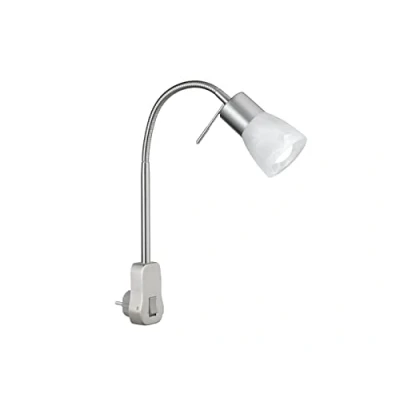 Abbildung von Trio Leuchten LED Steckerspot Metall E14, 5 W, Nickel Matt 22 x 4.7 40 cm