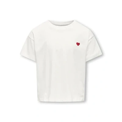 Abbildung von KIDS ONLY Kurzarmshirt »KOGMAIKEN LIFE CROPHEART SS TOP JRS NOOS«, mit kleinem Herzchenmotiv auf der Brust