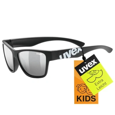 Abbildung von uvex Unisex Kinder, sportstyle 508 Sonnenbrille, black matt/silver, one size