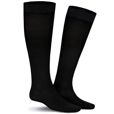 Abbildung von KUNERT Herren Kniestrümpfe Fly&amp;Care® Stützklasse III effektive Stützwirkung Anthra mel. 8130 45 46