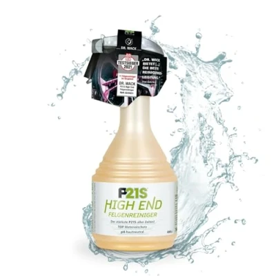Abbildung von DR. WACK P21S HIGH END Felgenreiniger 750 ml Felgen Spray mit Gel Formel &amp; Wirkindikator Schnelle schonende Reinigung pH hautneutral biologisch abbaubar Hochwertige Autopflege