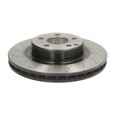 Abbildung von TRW DF6477 Bremsscheibe 312 28 5 112 gelocht, Belüftet lackiert MERCEDES BENZ: SL Convertible