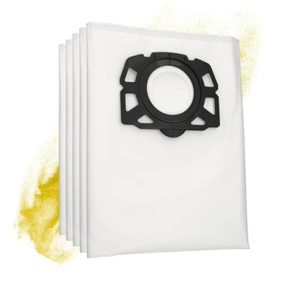 Abbildung von 5 Flies Filtertueten für Kärcher Serie WD6 WD 6 P Premium, alternativ zu 2.863 006.0 Staubsaugerbeutel/Vliesfilterbeutel von Microsafe®
