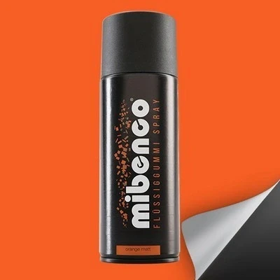 Abbildung von Mibenco 71422007 Lack orange, matt Spraydose 400ml Flüssiggummi spray