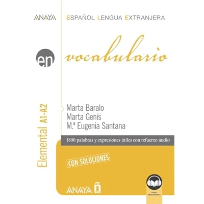 Abbildung von Vocabulario. Nivel elemental A1 A2 (edición 2023) (Anaya ELE EN)