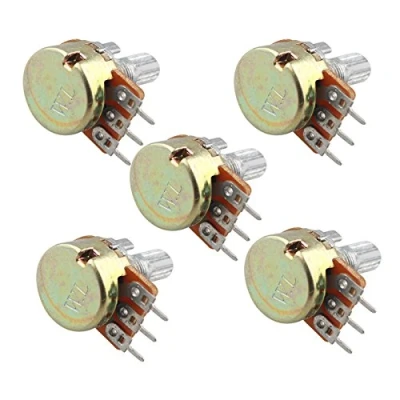 Abbildung von HALJIA 5 x Potentiometer K Ohm Kompatibel mit Arduino Raspberry Pi und andere Projekte gerändeltem Schaft
