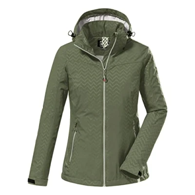 Abbildung von killtec Damen Softshelljacke mit abzippbarer Kapuze KOS 176 WMN SFTSHLL JCKT, oliv, 42, 38390 000