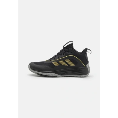 Abbildung von adidas Performance Ownthegame 3.0 Basketballschuh, Größe: 49 1/3, Core black/gold metallic/solid grey Textil/synthetik