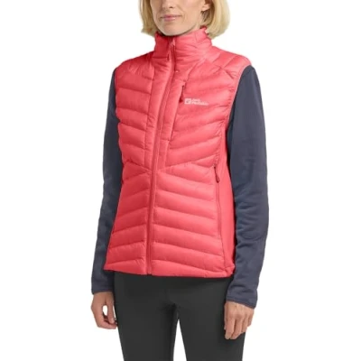 Abbildung von Jack Wolfskin Routeburn PRO Weste, Damen, Größe: XL, Sunset coral