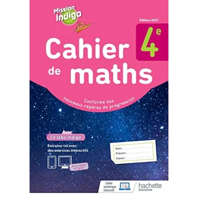 Abbildung von Mission Indigo 4e cahier d&#039;activités Ed. 2021