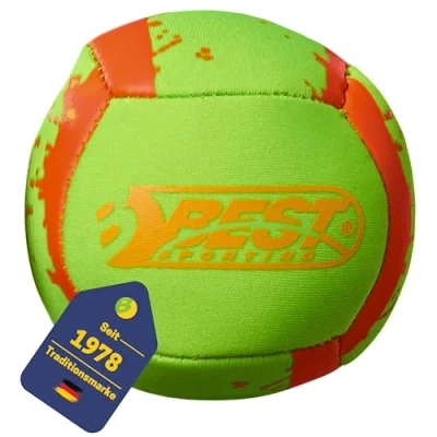 Abbildung von Best Sporting Barfuß Fußball Glow in The Dark I Leichter Ball Größe 5 schwarz Blauer Sportball leuchtender Kickball Kinder Spielball aus PVC Strandball für Drinnen &amp; Draußen