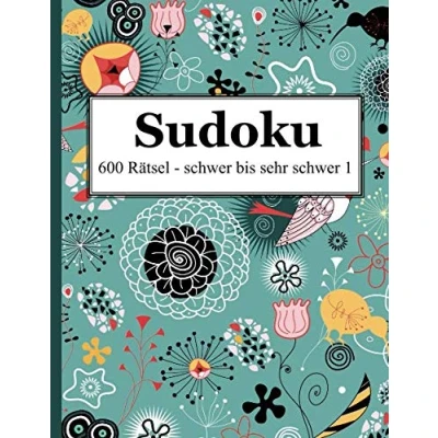 Abbildung von Sudoku 600 Rätsel schwer bis sehr 1