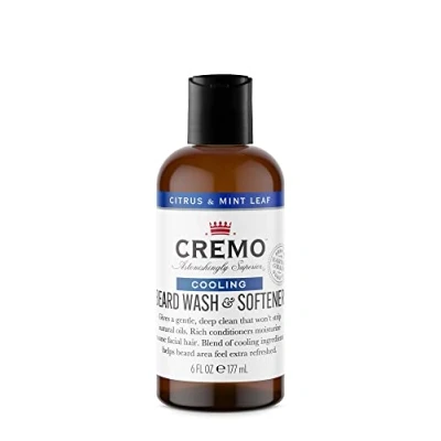 Abbildung von CREMO Beard Wash &amp; Softener For Men Cooling Citrus Mint Leaf 177ml