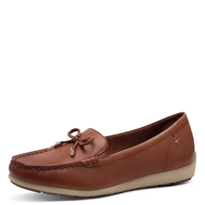 Abbildung von Tamaris Mokassin, Damen, Größe: 39, Cognac nappa Schuhe