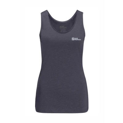 Abbildung von Jack Wolfskin Crosstrail TANK Top, Damen, Größe: Large, Graphite