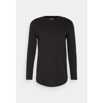 Abbildung von Jack &amp; Jones Jjenoa TEE O NECK Langarmshirt, Herren, Größe: Small, Black