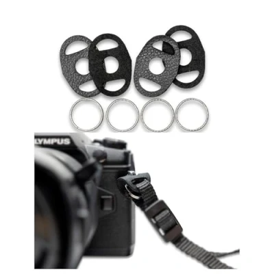 Abbildung von LENS AID Verbindungsclip Gurtverbinder: Kameragurt Adaper wie Splentring, Verbindungsring, Schnellverschluss zur Befestigung von Gurt an Kamera