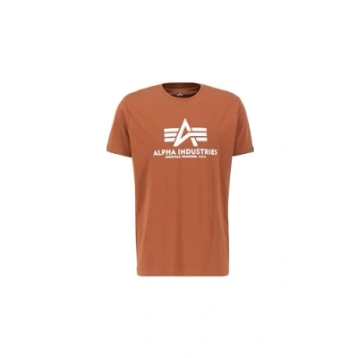Abbildung von Alpha Industries Herren Basic Für T Shirt, Hazel Brown, XL EU