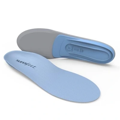 Abbildung von superfeet Unisex blauw Einlegesohlen Orthop disch, Blau (Blue), F (45 46.5 EU)