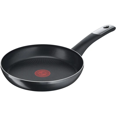 Abbildung von Tefal Bratpfanne 24 cm, Pfanne Antihaftbeschichtung mit Titanpartikeln, Thermo Signal bei idealer Brattemperatur, spülmaschinengeeignet, nicht induktionsgeeignet, C38804